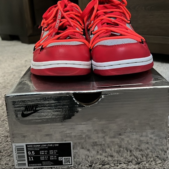 nike off white dunks size 9.5 worn maybe 3 times - Picture 4 of 5